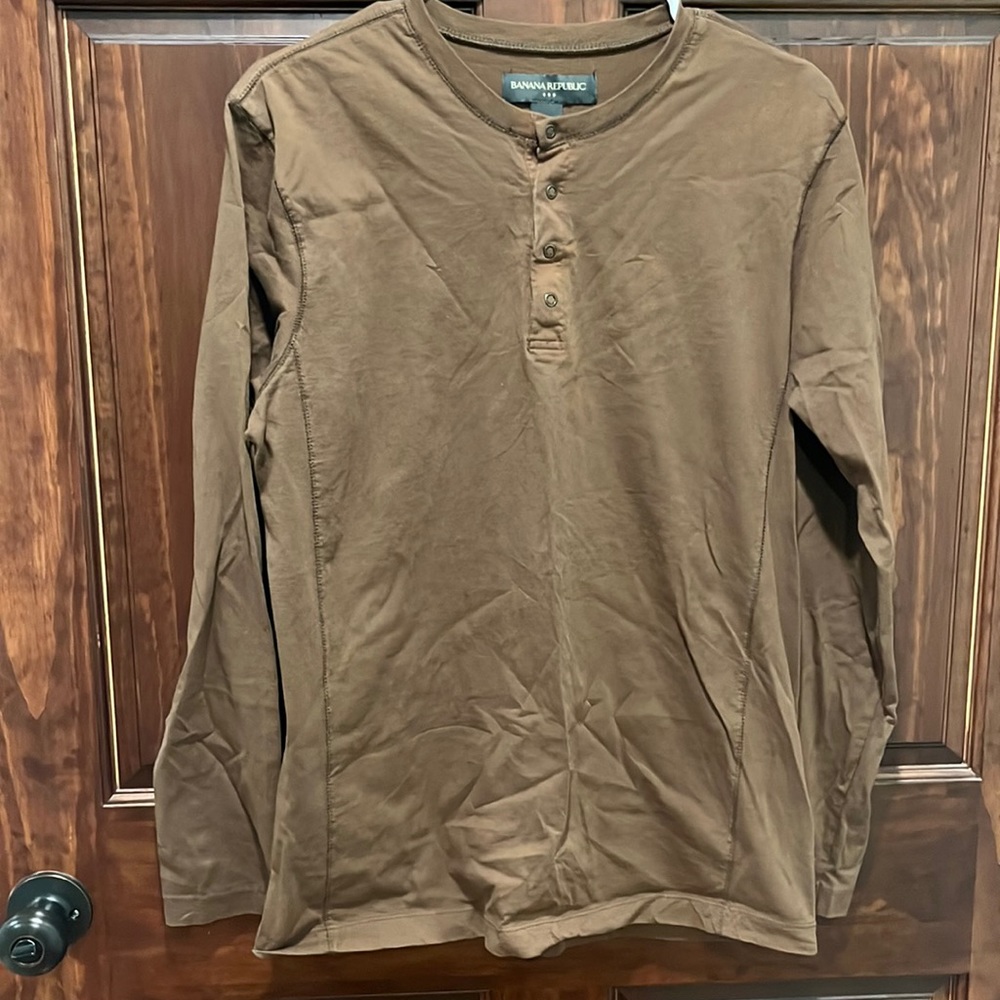 Chocolate Brown Banana Republic Tee